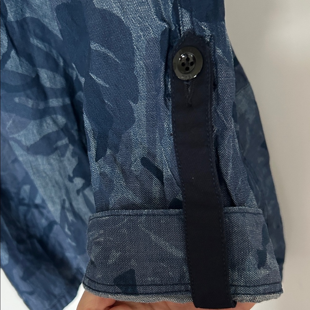 Excellent condition G-Star oversized Blue Patterned Jean Jacket - Picture 7 of 7